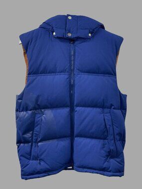 JUNYA WATANABE MAN x CDG x THE NORTH FACE Blue Hooded Puffer Vest Sz M
